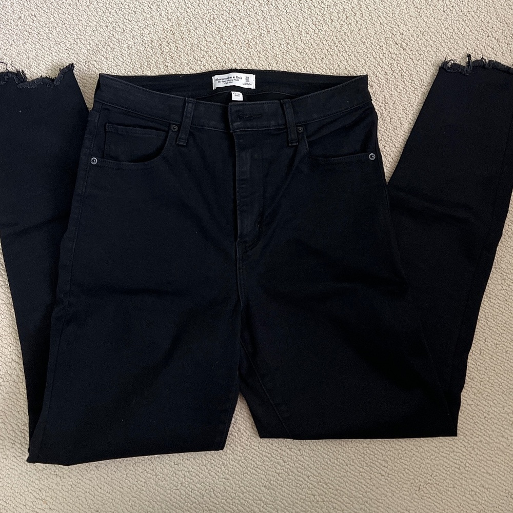 Abercrombie super skinny ankle high rise